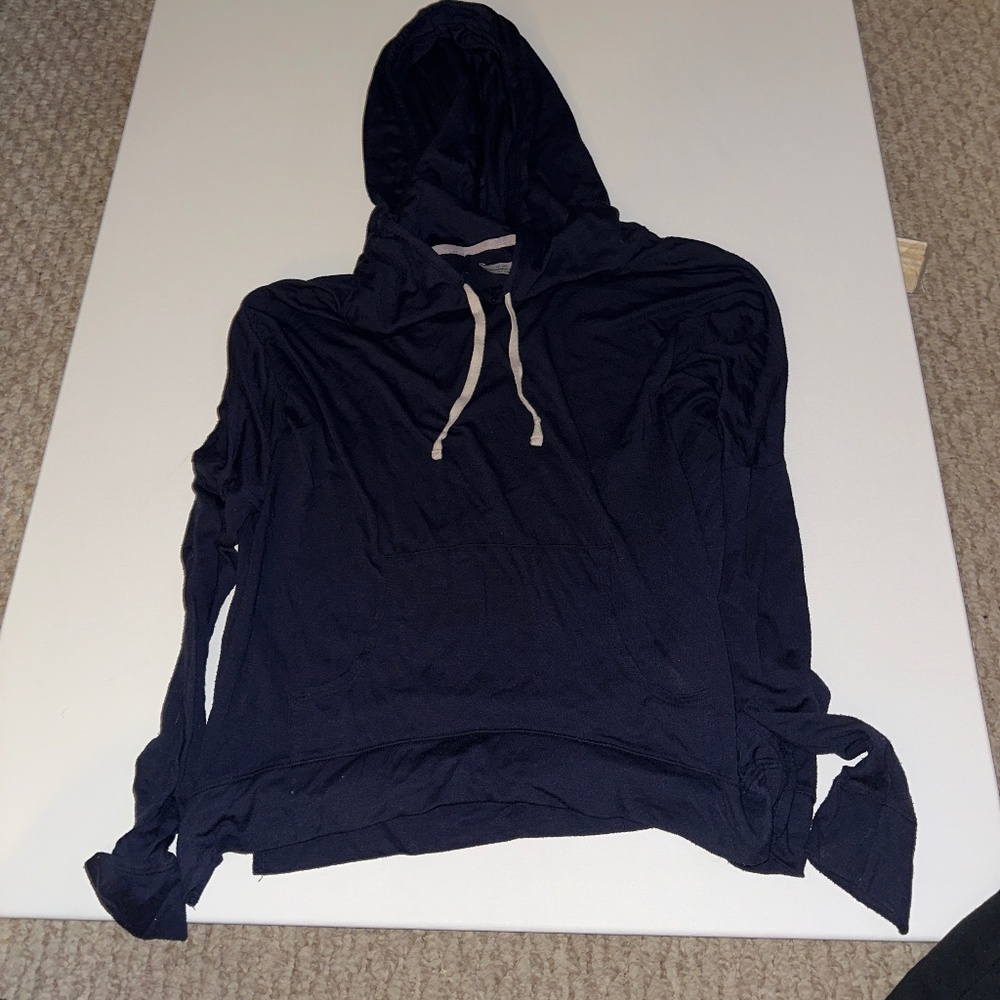 Light weight hooded sweater